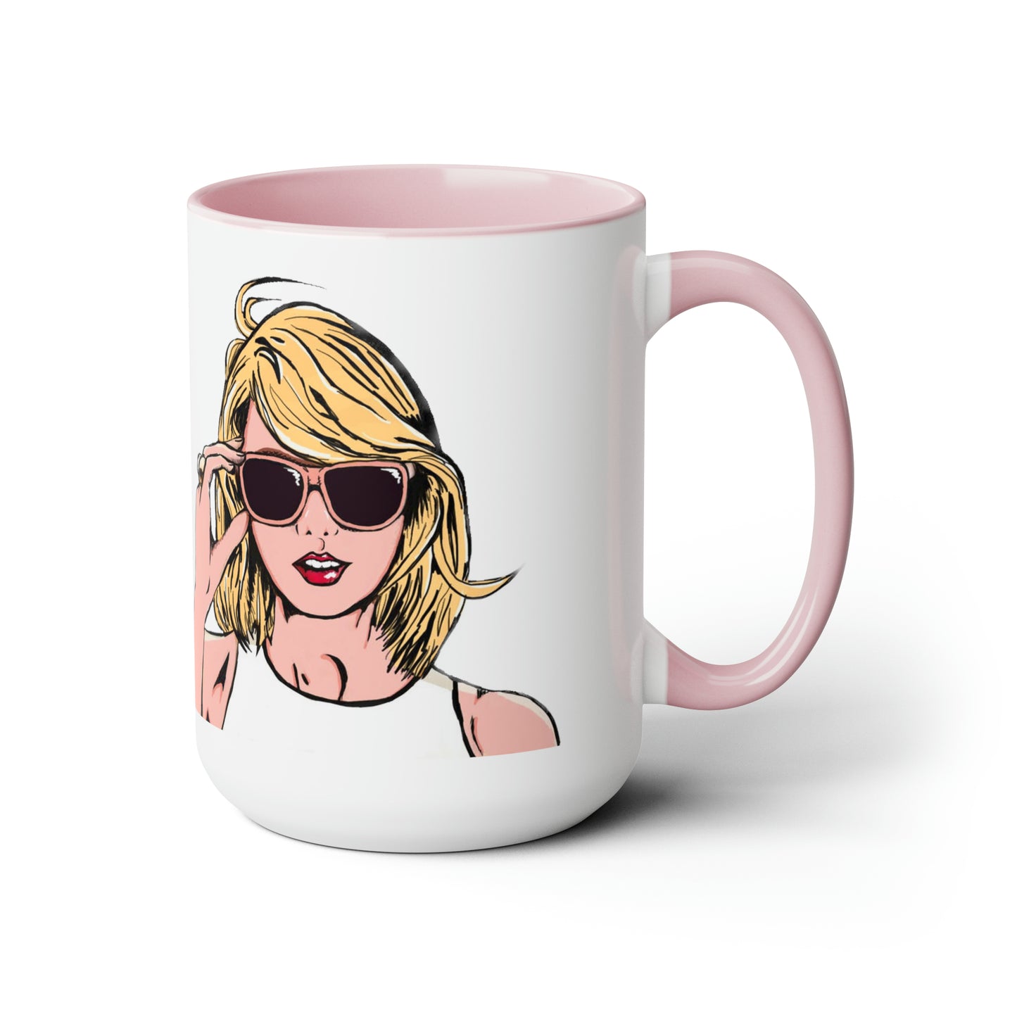 Two-Tone Coffee Mugs, 15oz