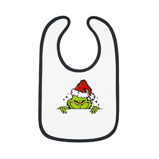 Baby Contrast Trim Jersey Bib