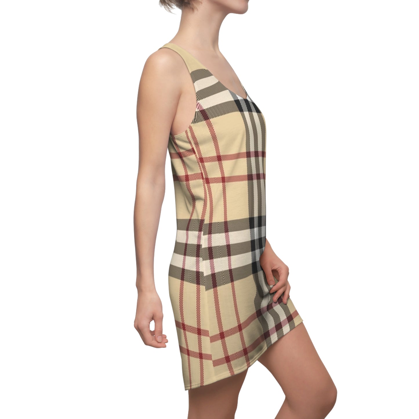 Women's Cut & Sew Racerback Dress (AOP)