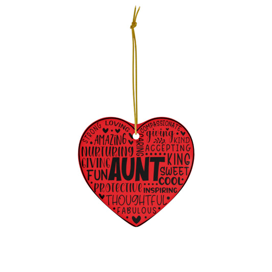 Ceramic Ornament, 4 Shapes