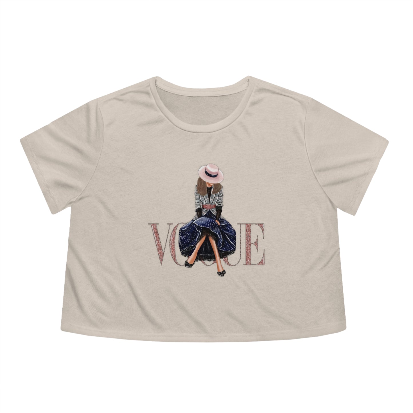 Women's Flowy Cropped Tee