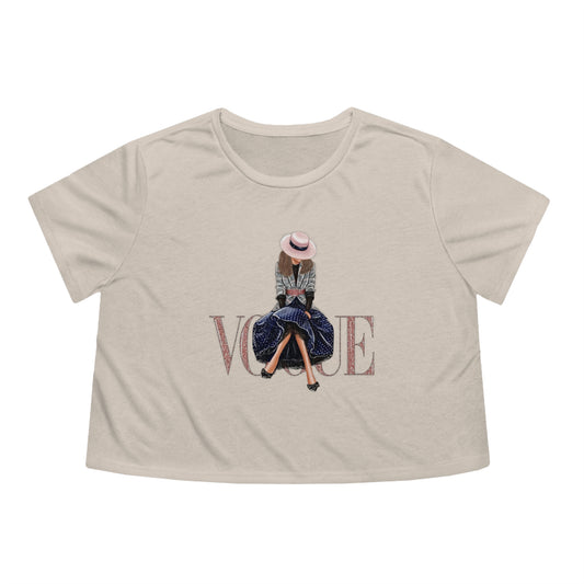 Women's Flowy Cropped Tee