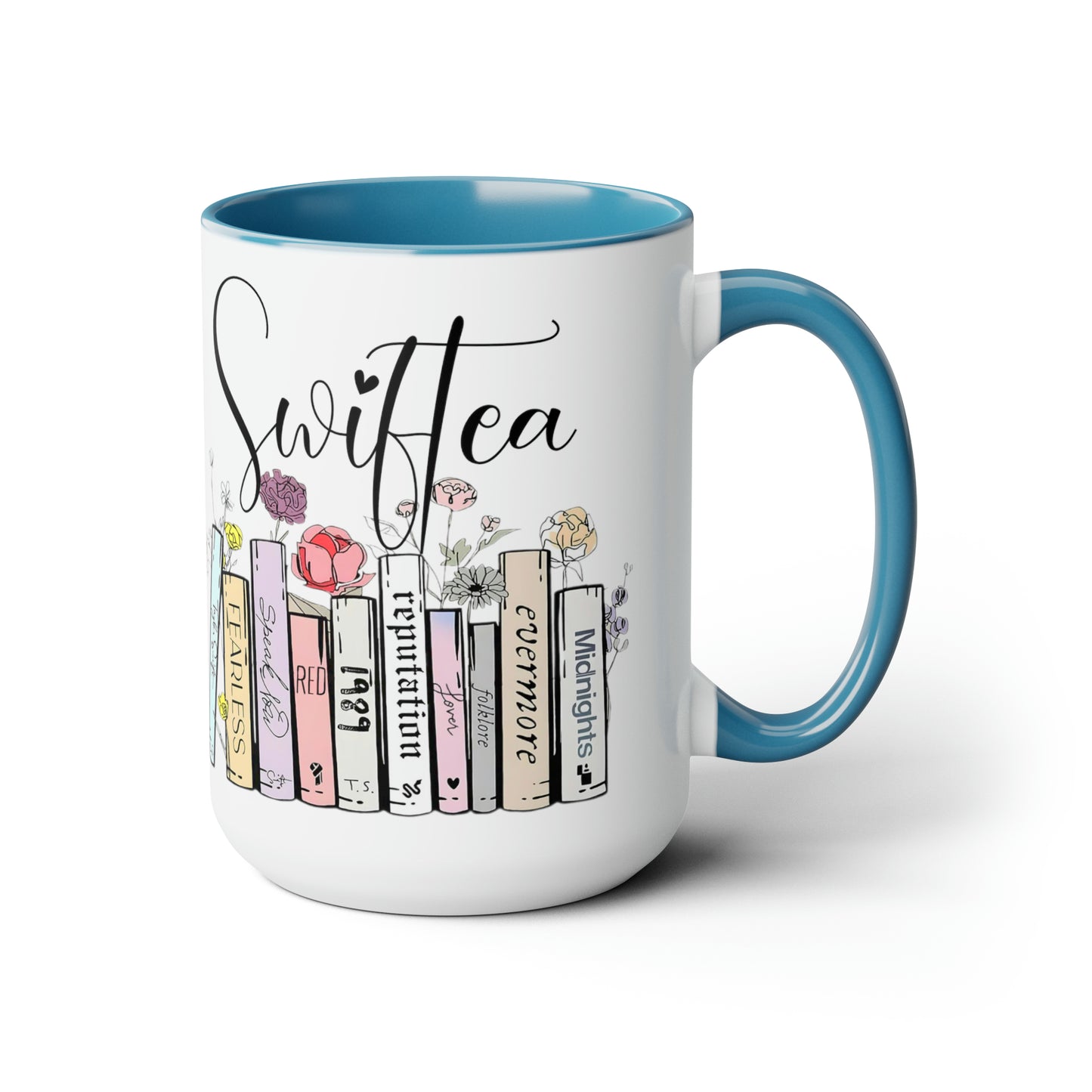 Two-Tone Coffee Mugs, 15oz
