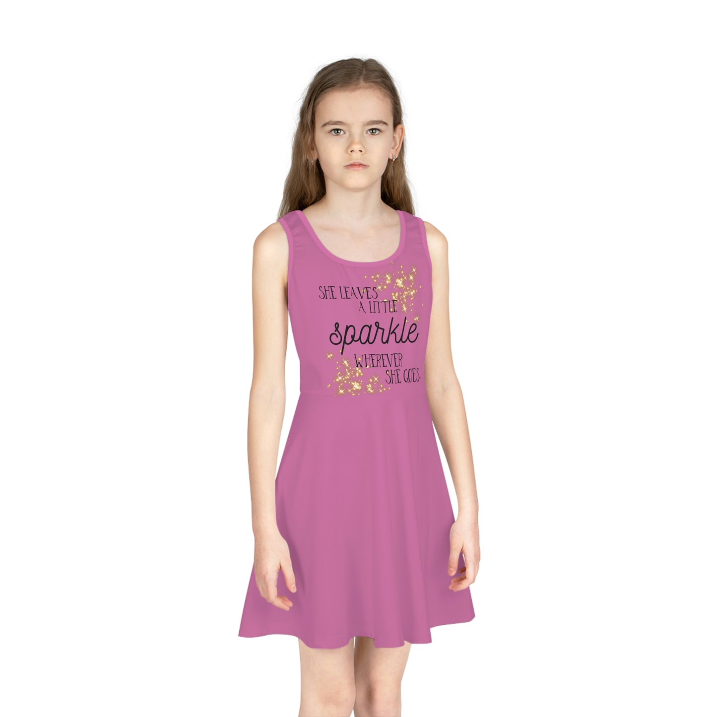 Girls' Sleeveless Sundress (AOP)