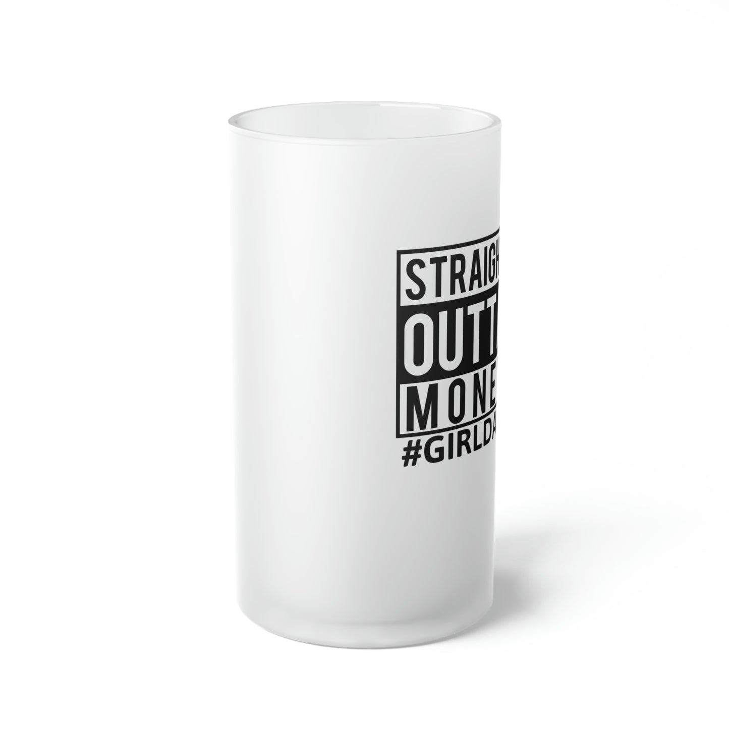 Frosted Glass Beer Mug