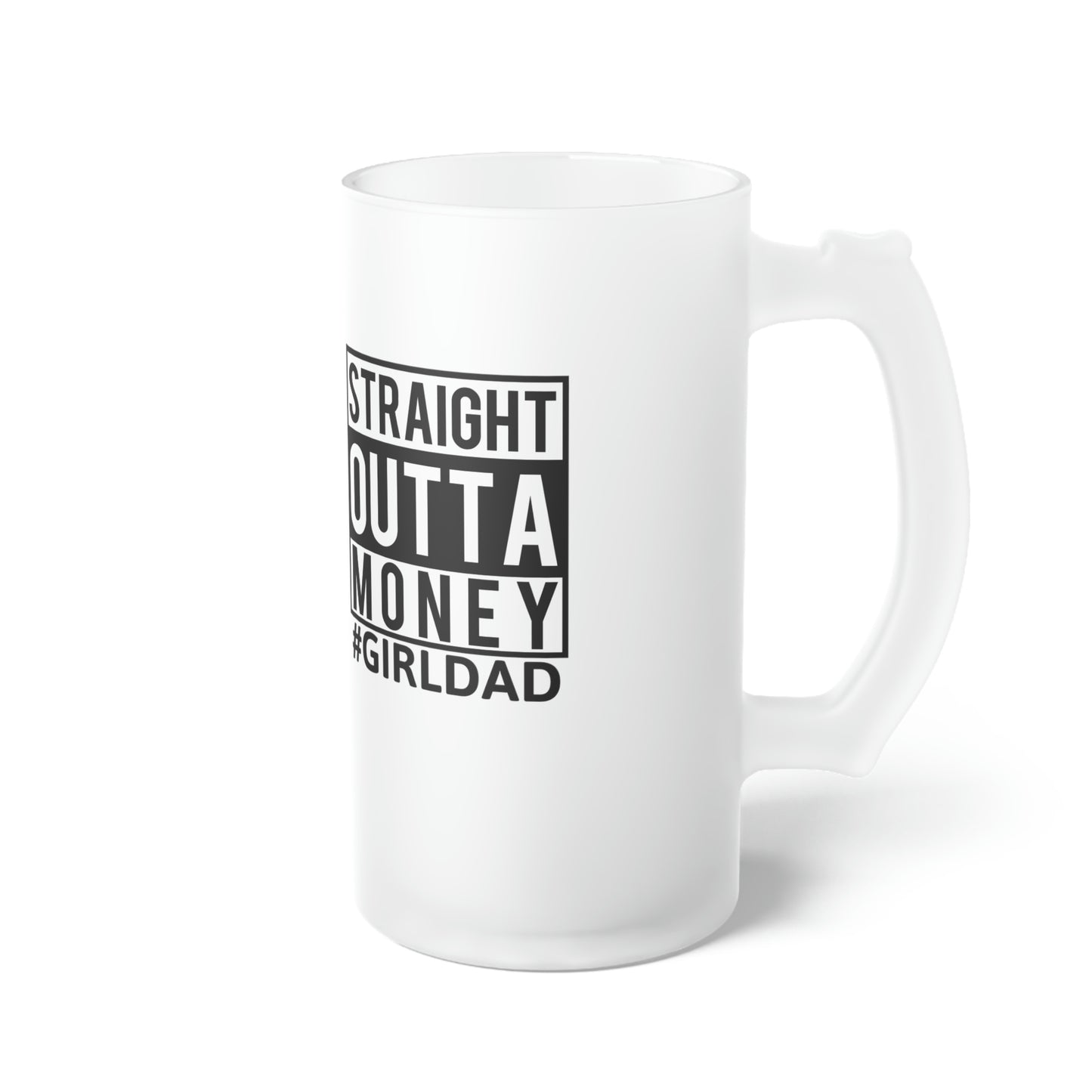 Frosted Glass Beer Mug