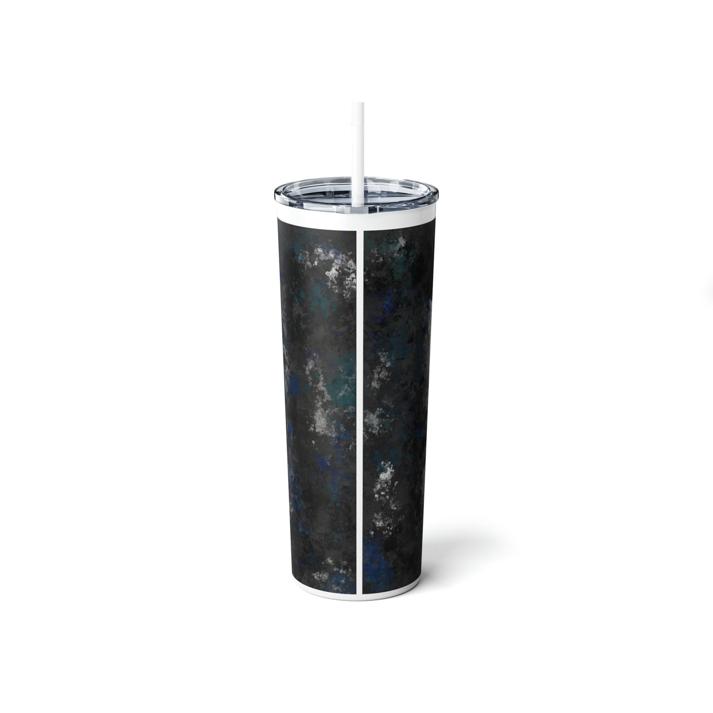 Skinny Steel Tumbler with Straw, 20oz