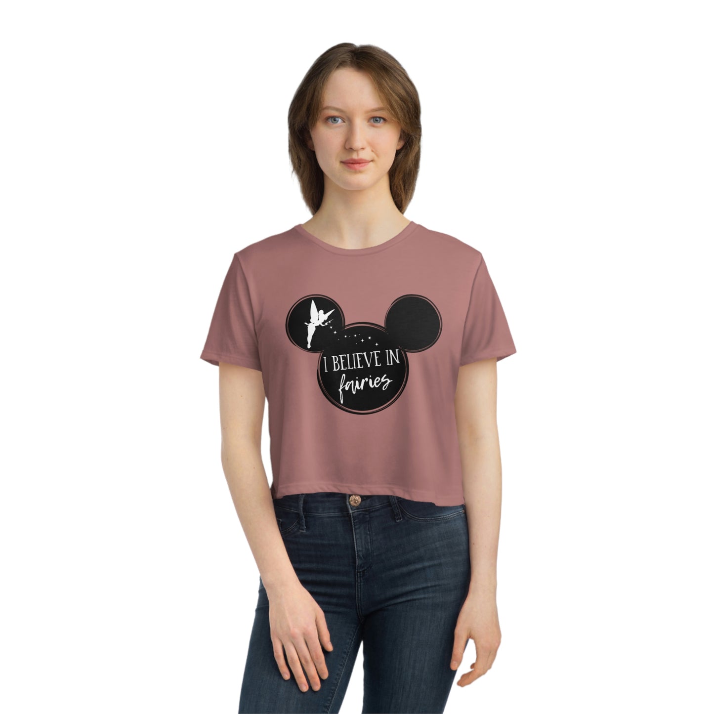Women's Flowy Cropped Tee