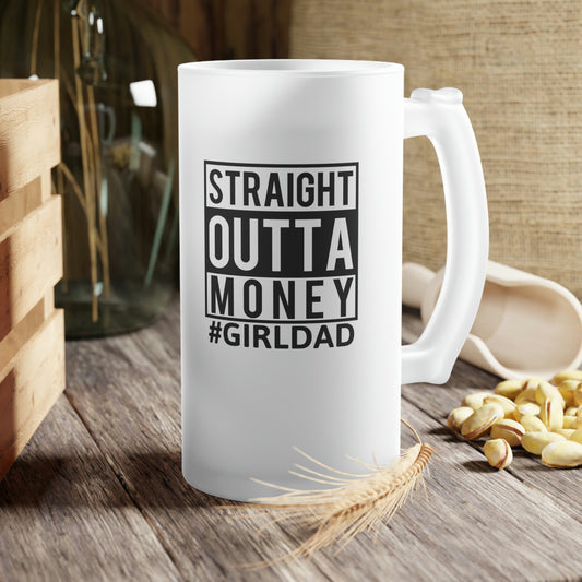 Frosted Glass Beer Mug