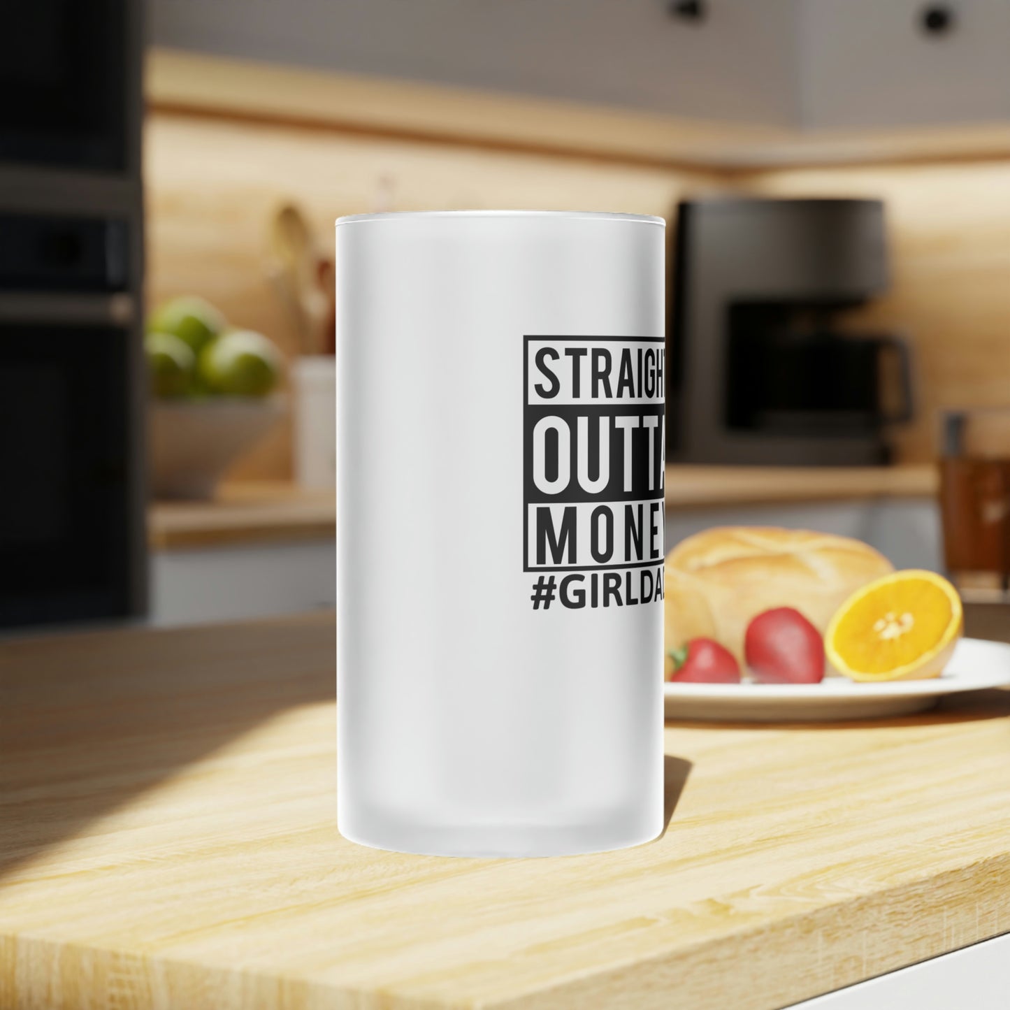 Frosted Glass Beer Mug