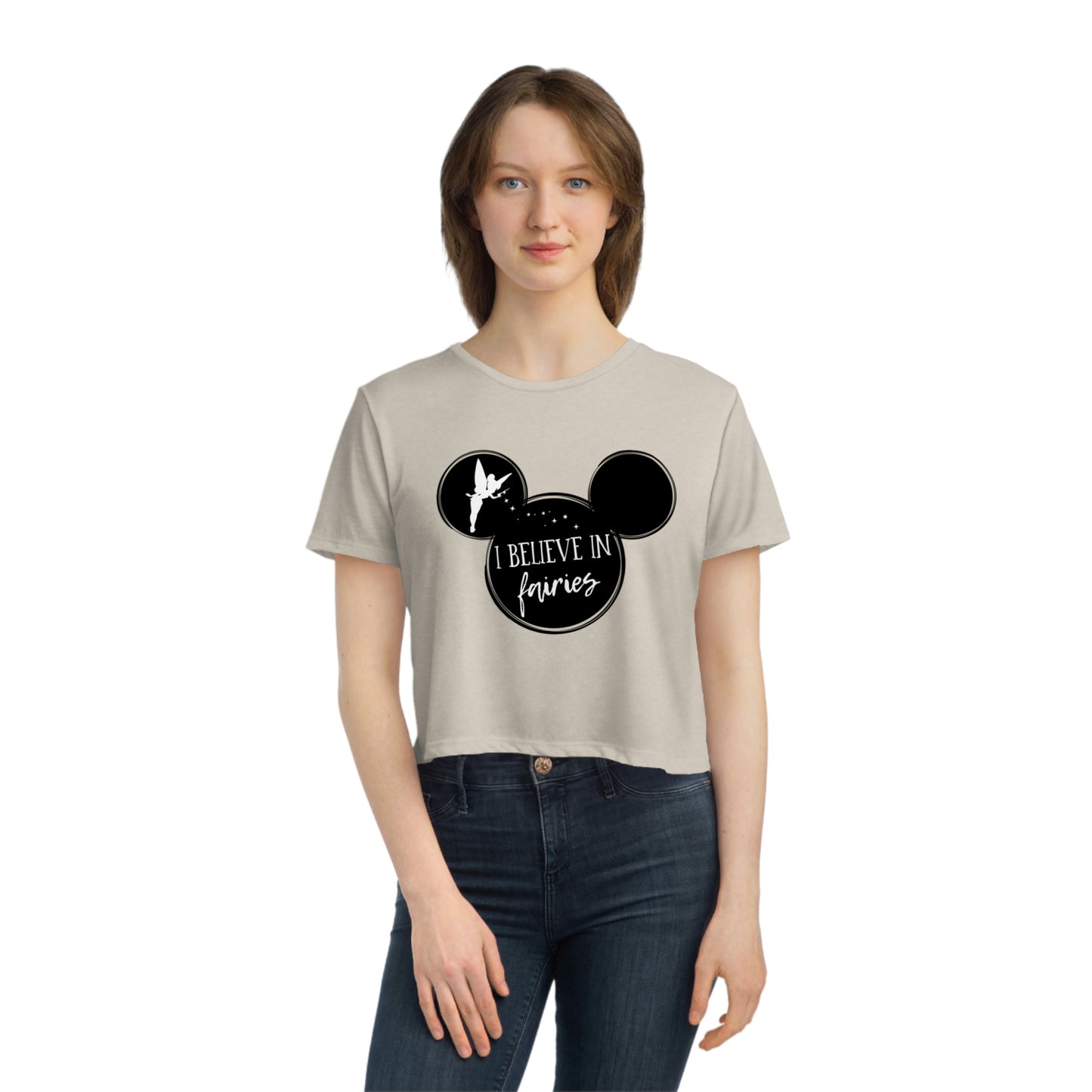 Women's Flowy Cropped Tee